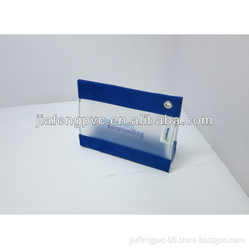 1680D & Frosted EVA Cosmetic Bag with Metal Snap Button